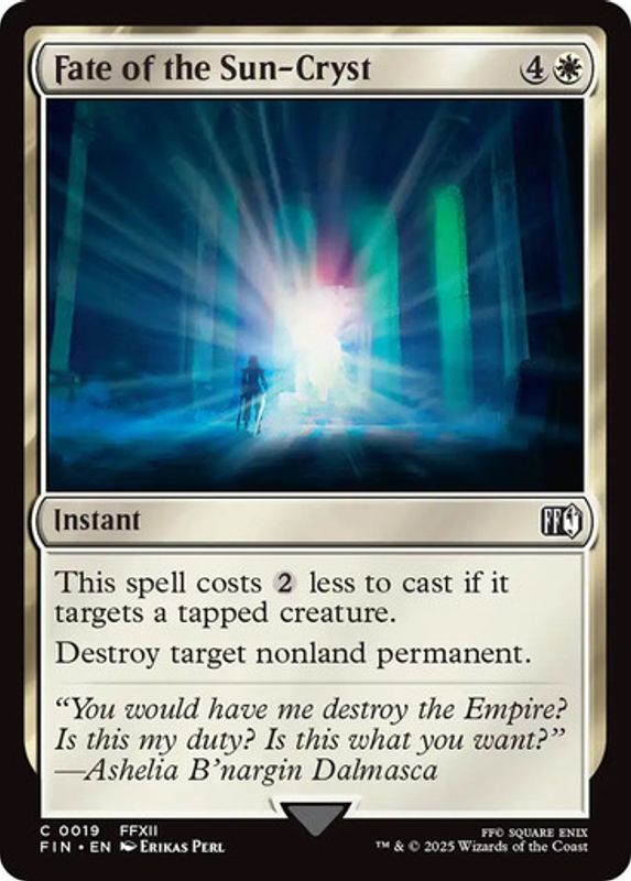 Fate of the Sun-Cryst (Foil)